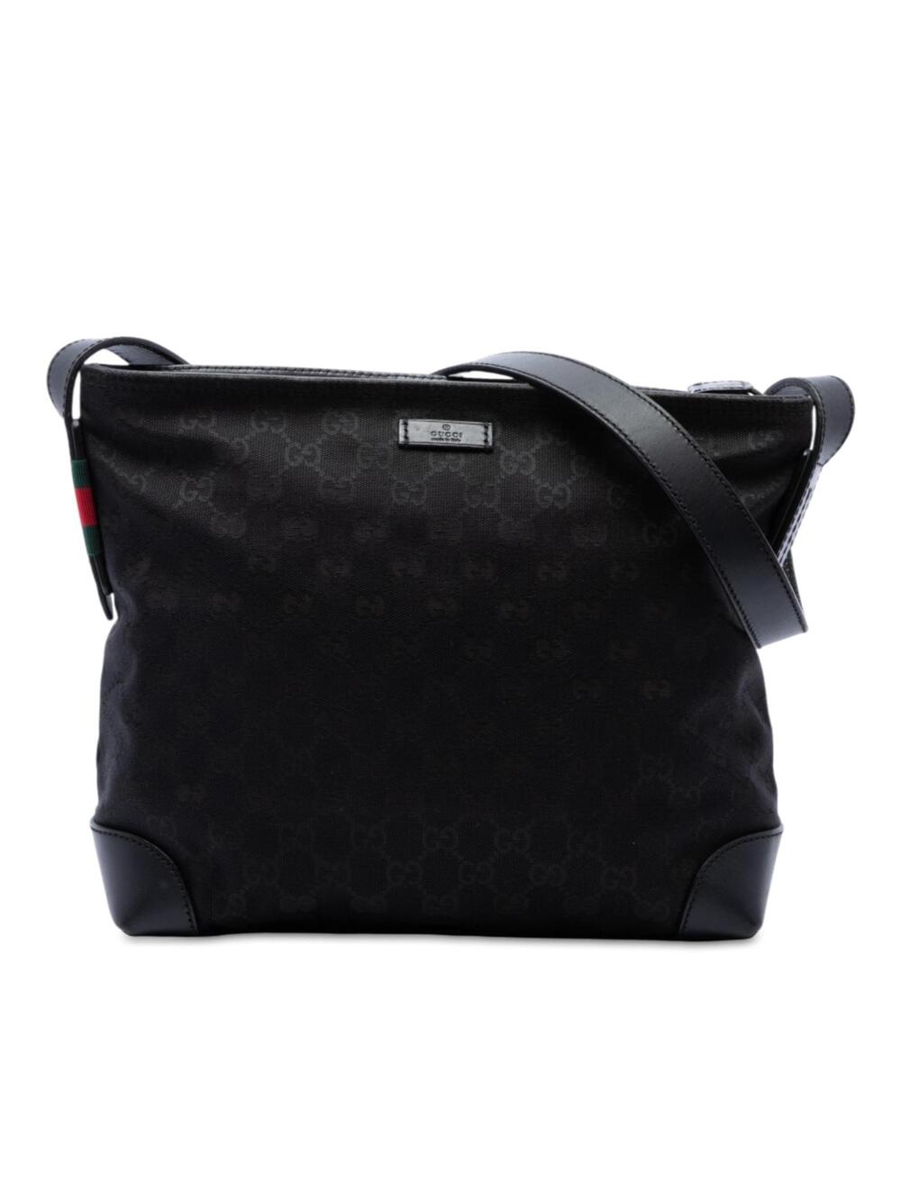 Gucci Gg Canvas Web Crossbody Pre-Loved #362482G50B